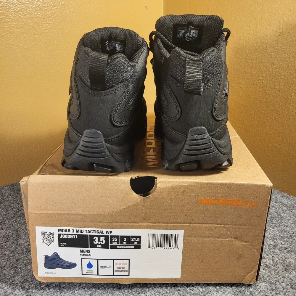 Merrell Men's Moab 3 Mid Tactical Waterproof Boots 
